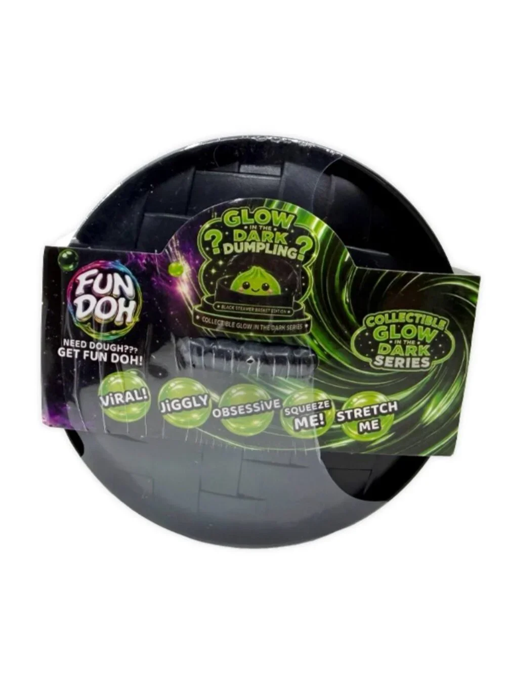 Fun Doh Glow in the Dark Mystery Dumpling Squishy Collectible